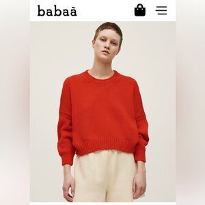 Babaa sweater no14 in summer flame